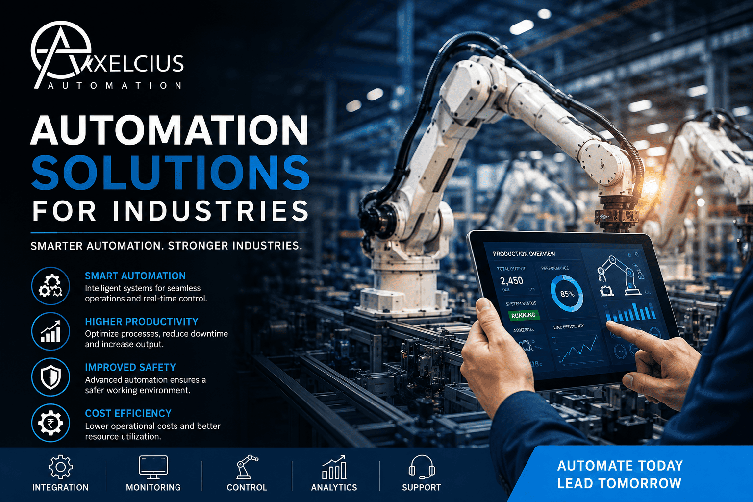 Automation Solutions for Industries for Improved Efficiency