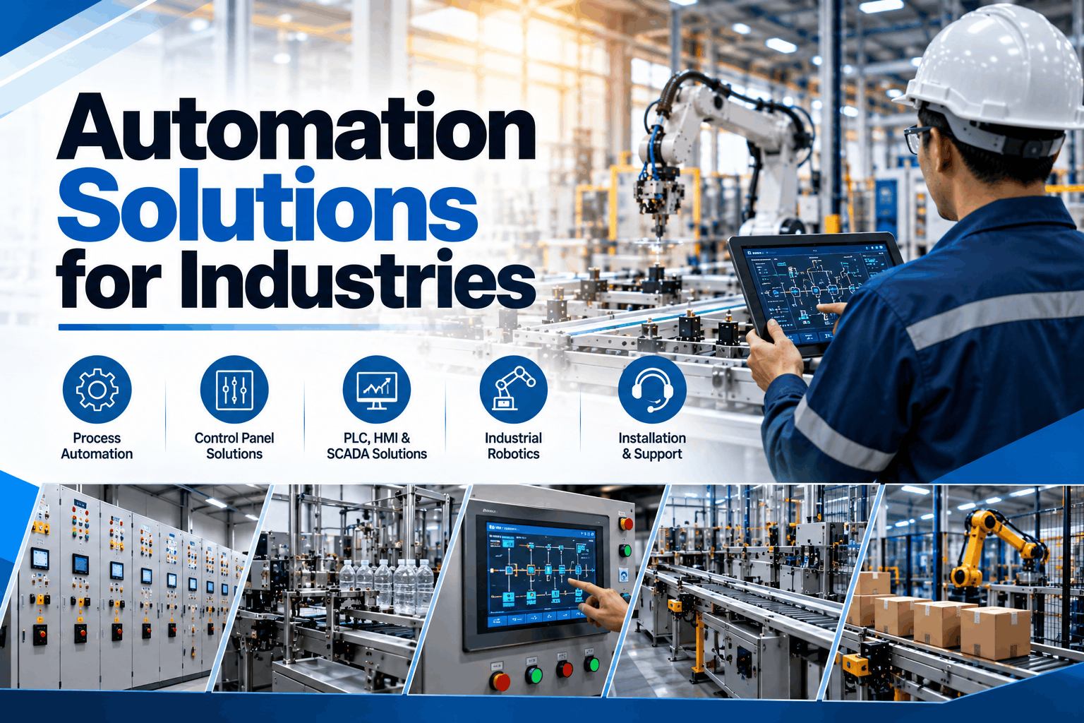 Automation Solutions for Industries for Improved Efficiency